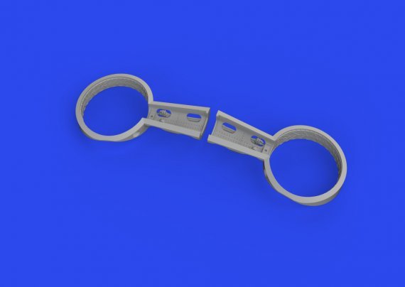 Brassin 1/48 Bf 109F wheel bays rounded