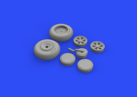 Brassin 1/72 P-47D wheels