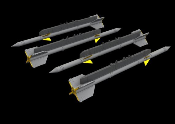 Brassin 1/72 R-3R missiles for MiG-21