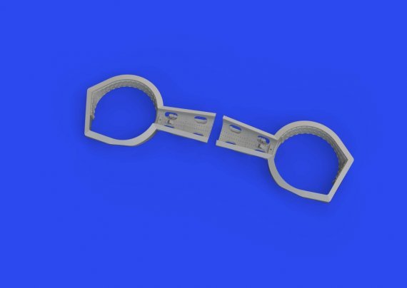 Brassin 1/72 Bf 109F/G wheel bays angular