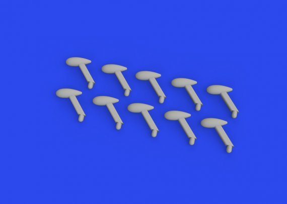 Brassin 1/72 Bf 109 balance weights