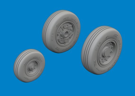 Brassin 1/72 A-10C wheels G.W.H.