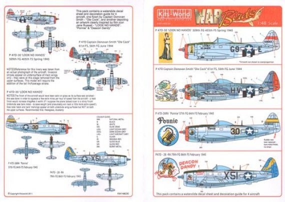 1/48 P-47D Thunderbolt Ponnie  Deacon Dandy