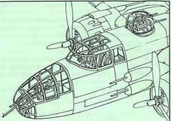 B-25J Mitchell Canopy 1/72 Eduard Hasegawa