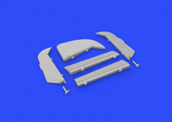 BRASSIN 1/48 Bf 109F control surfaces