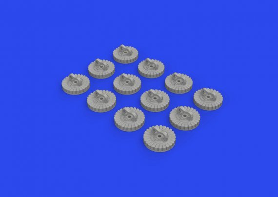 Brassin 1/48 Lewis 47-cartridges ammo magazines