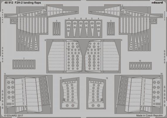 1/48 McDonnell F2H-2 Banshee landing flaps