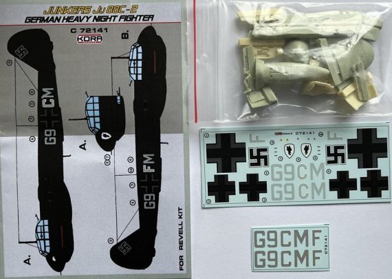1/72 Junkers Ju 88C-2 Conversion set