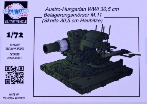 1/72 Belagerungsmrser M.11 Austro-Hung.WWI 30,5cm