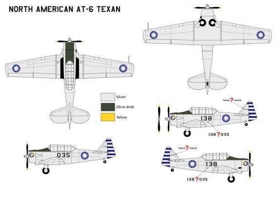 1/144 North-American AT-6 Texan