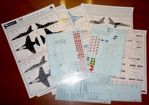 Begemot D�cals 1/48 Yakovlev Yak-130 Toutes versions