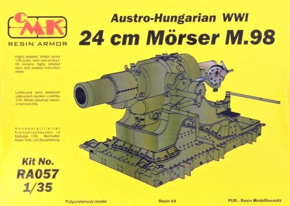 1/35 Austro-Hungarian WWI 24cm Mrser M.98