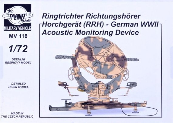 1/72 RRH  German WWII Acoustic Monitoring Device