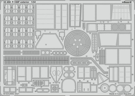 1/32 North-American F-100F Super Sabre exterior