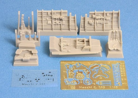 1/48 Macchi C 205 Cockpit Set (HAS)