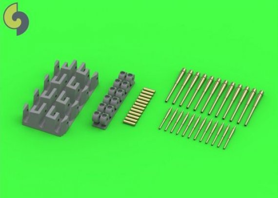 1/350 HMS Belfast armament  6in (12pcs), 4in (12pcs) barrels