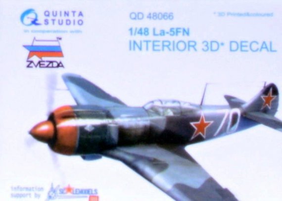 1/48 La-5FN 3D-Print & colour Interior decal