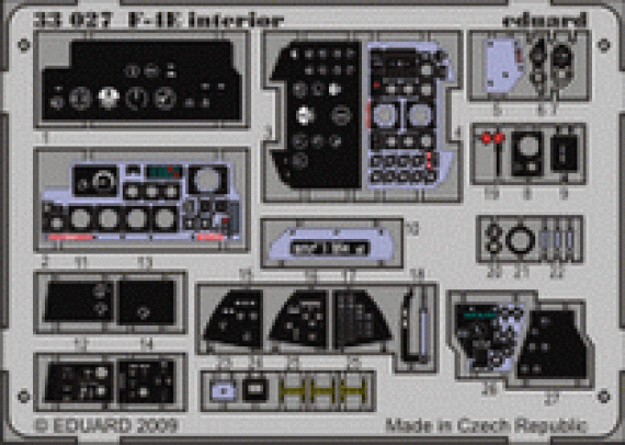 1/32 F-4E interior S.A. (TAM)
