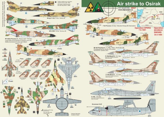 1/48 Air strike to Osirak. Operation Opera 7.6.1981