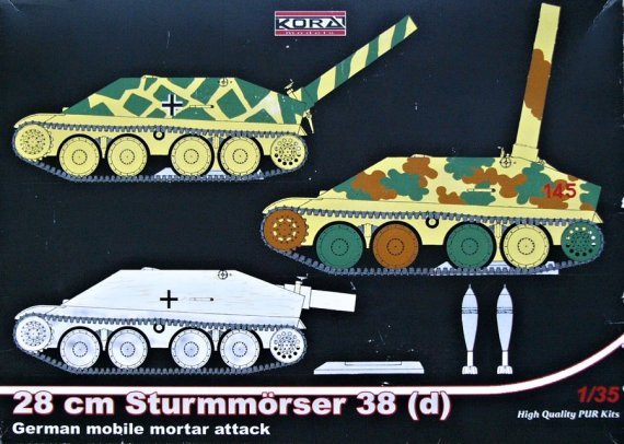 1/35 28cm Sturmmrser 38 (d) German mobile mortar