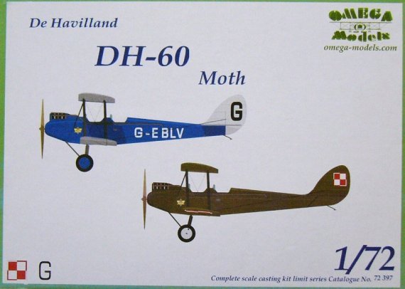 1/72 De Havilland DH-60 Moth (Poland, civil GB)
