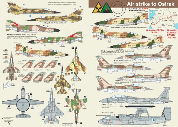 1/72 Air strike to Osirak. Operation Opera 7.6.1981