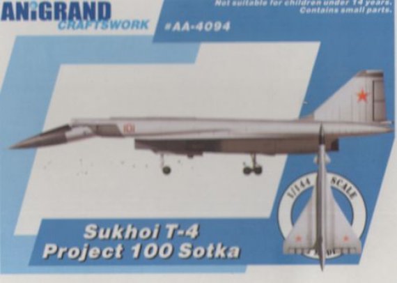Anigrand 1/144 Sukhoi T-4 Sotka Bombardiere Sovietico