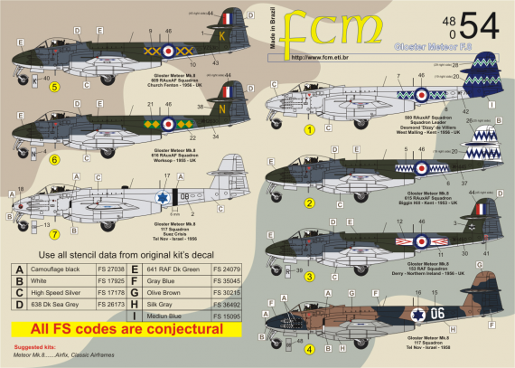 1/48 Gloster Meteor Mk.8