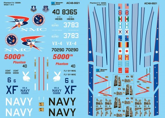 Microscale 1/48 McDonnell F-4E Phantom 5000th