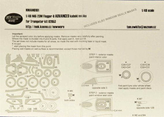 1/48 Mask MiG-23M Flogger-B ADVANCED