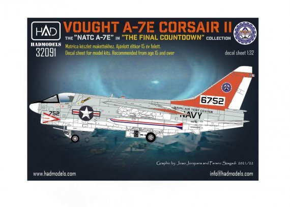 1/32 A-7E Corsair US Naval Air Test Center final Countdown