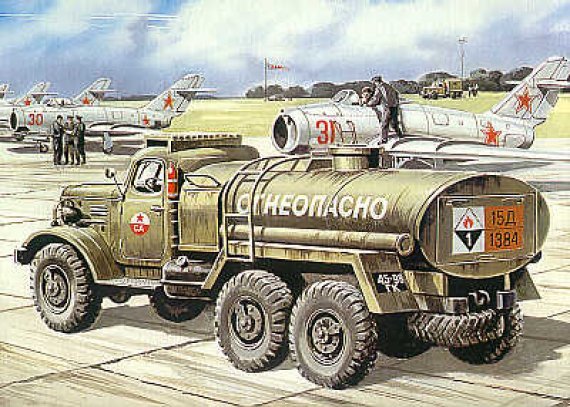 ICM 1/72 Camion citerne sovi�tique Zil-157