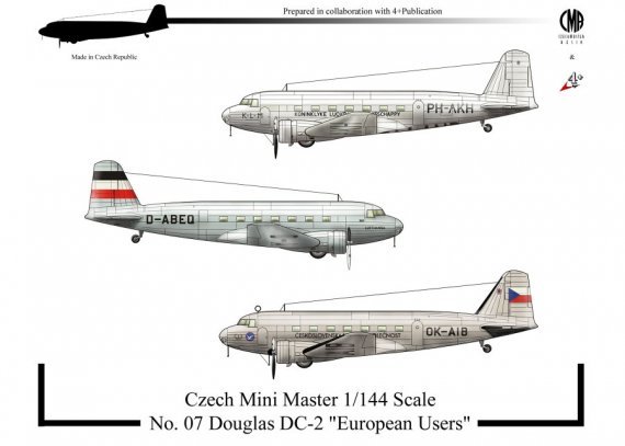 1/144 Douglas DC-2 European Users