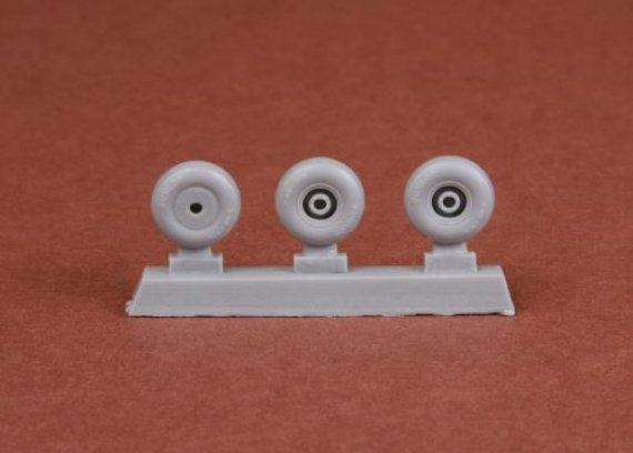 1/48 DH-82 Tiger Moth wheel set