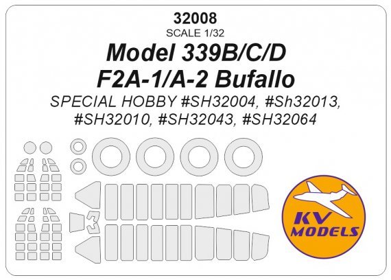 1/32 Brewster Buffalo mask for Special Hobby