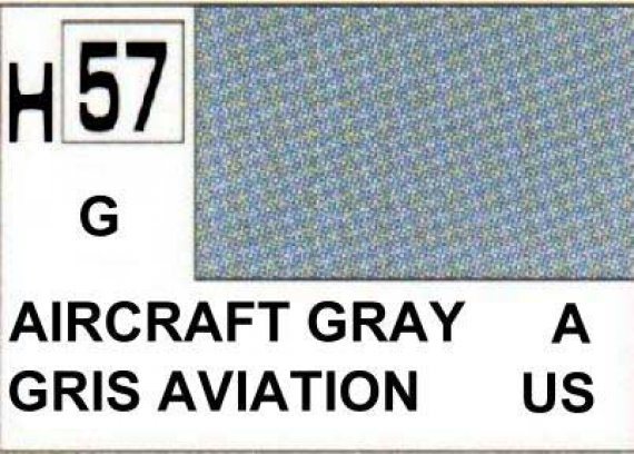 H057 Aircraft gray  Gris aviation (G)