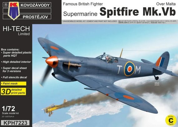 1/72 Spitfire Mk.Vb Over Malta HI-TECH