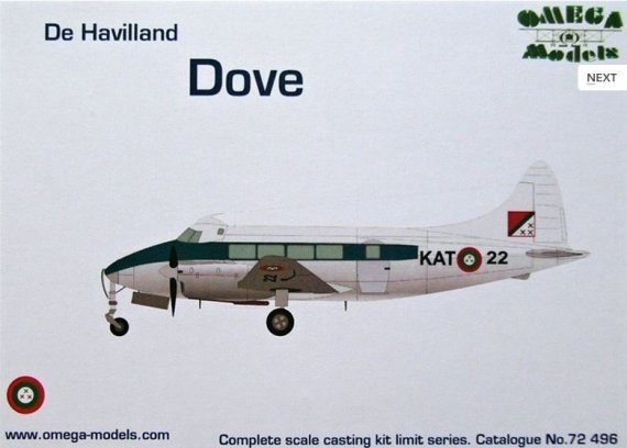 1/72 De Havilland DOVE (Katanga)