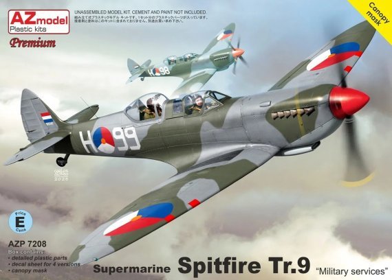 AZ Model Spitfire Tr.9 Military Premium 1/72