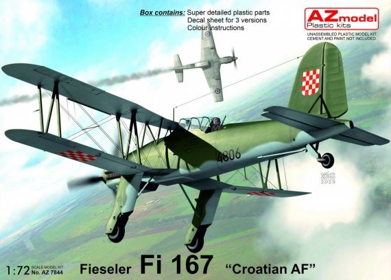 1/72 Fiesler Fi 167 Croatian AF