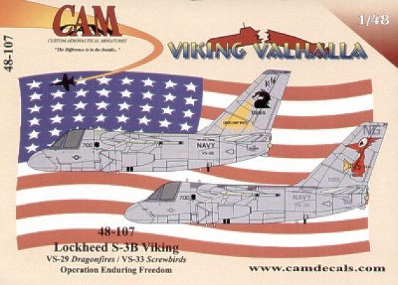 1/48 Lockheed S-3B Viking VS-29 Dragonfires USS Carl Vinson