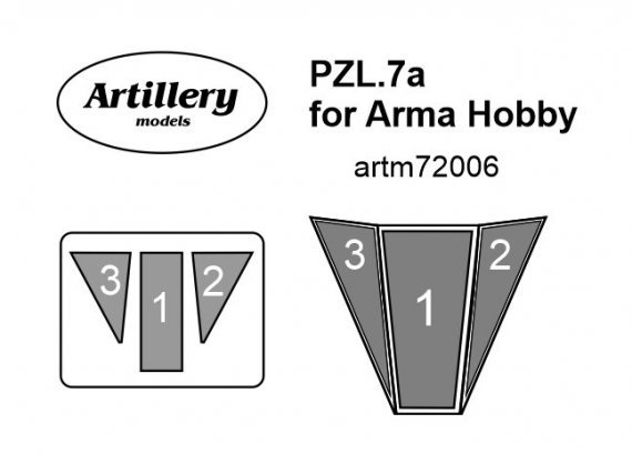 1/72 Masks for PZL.7a