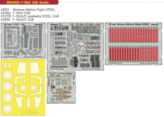 1/48 F-104A BigEd Set