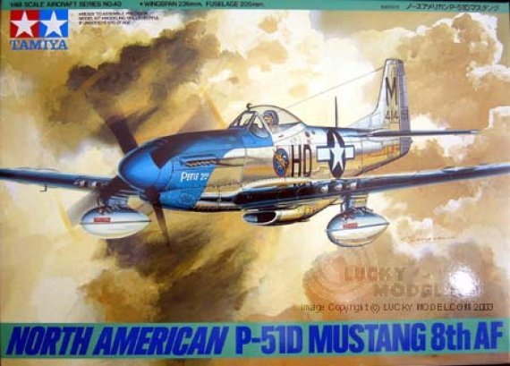 1/48 North American P-51D Mustang 8th Air Force Lou IV