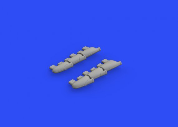 Brassin 1/48 Spitfire Mk.I exhaust stacks