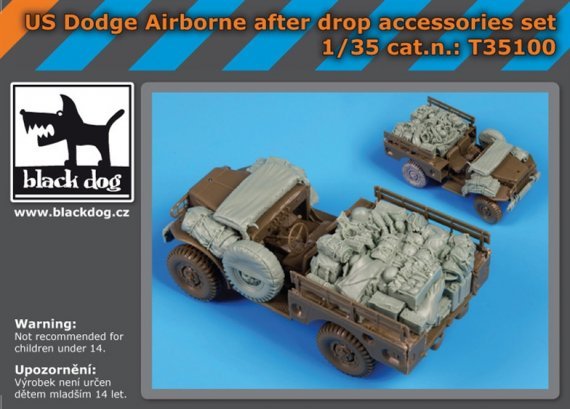 1/35 US Dodge Airborne after drop acc.set (BRONCO)