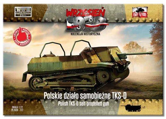 1/72 Polish TKS-D self-propelled gun