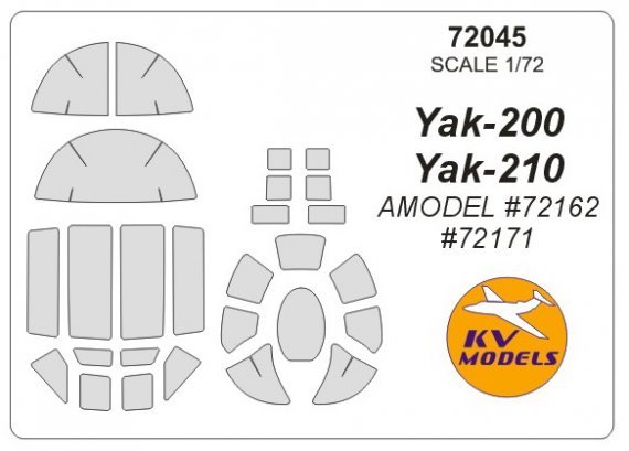 1/72 Yakovlev Yak-200 + wheels masks