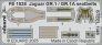 1/48 Jaguar GR.1 / GR.1A seatbelts STEEL for Airfix