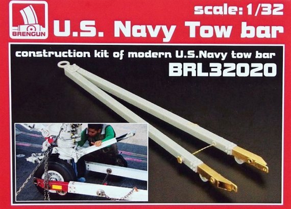 1/32 U.S. Navy Tow bar. Resin Kit of USN tow bar
